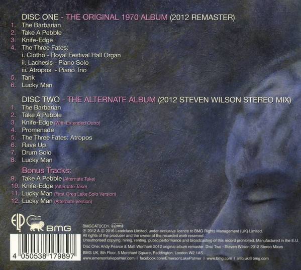 Emerson, Lake and Palmer Emerson, Lake and Palmer deluxe edition : Back